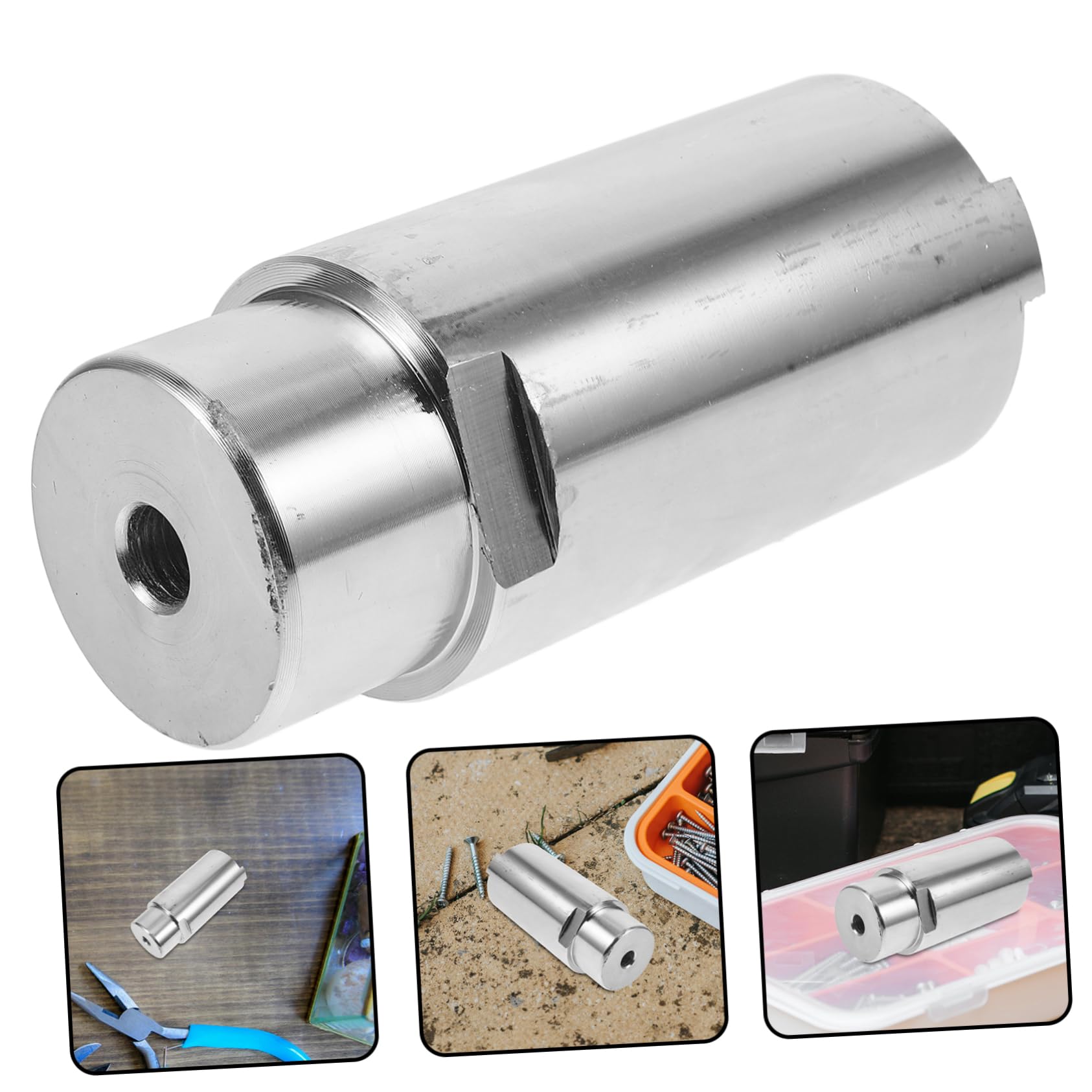 SOLUSTRE Wagenheberadapter aus Legierungsstahl mit Kompakter Bauweise und 13mm Lochabstand zur Erhöhung der Stabilität für Pkw Hebebühnen und Wagenheber