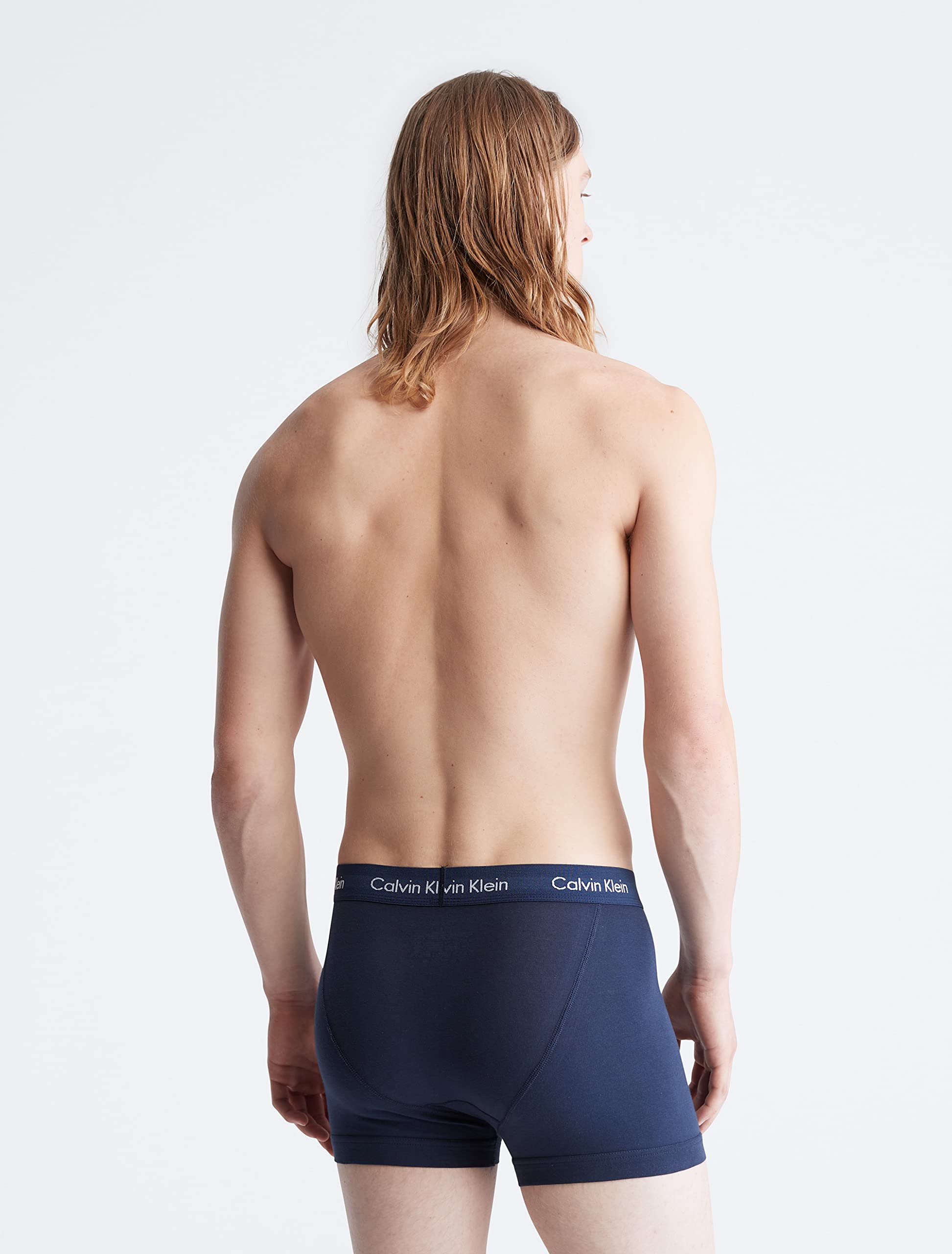 Calvin Klein Męski bawełniany stretch 7-pak Trunk