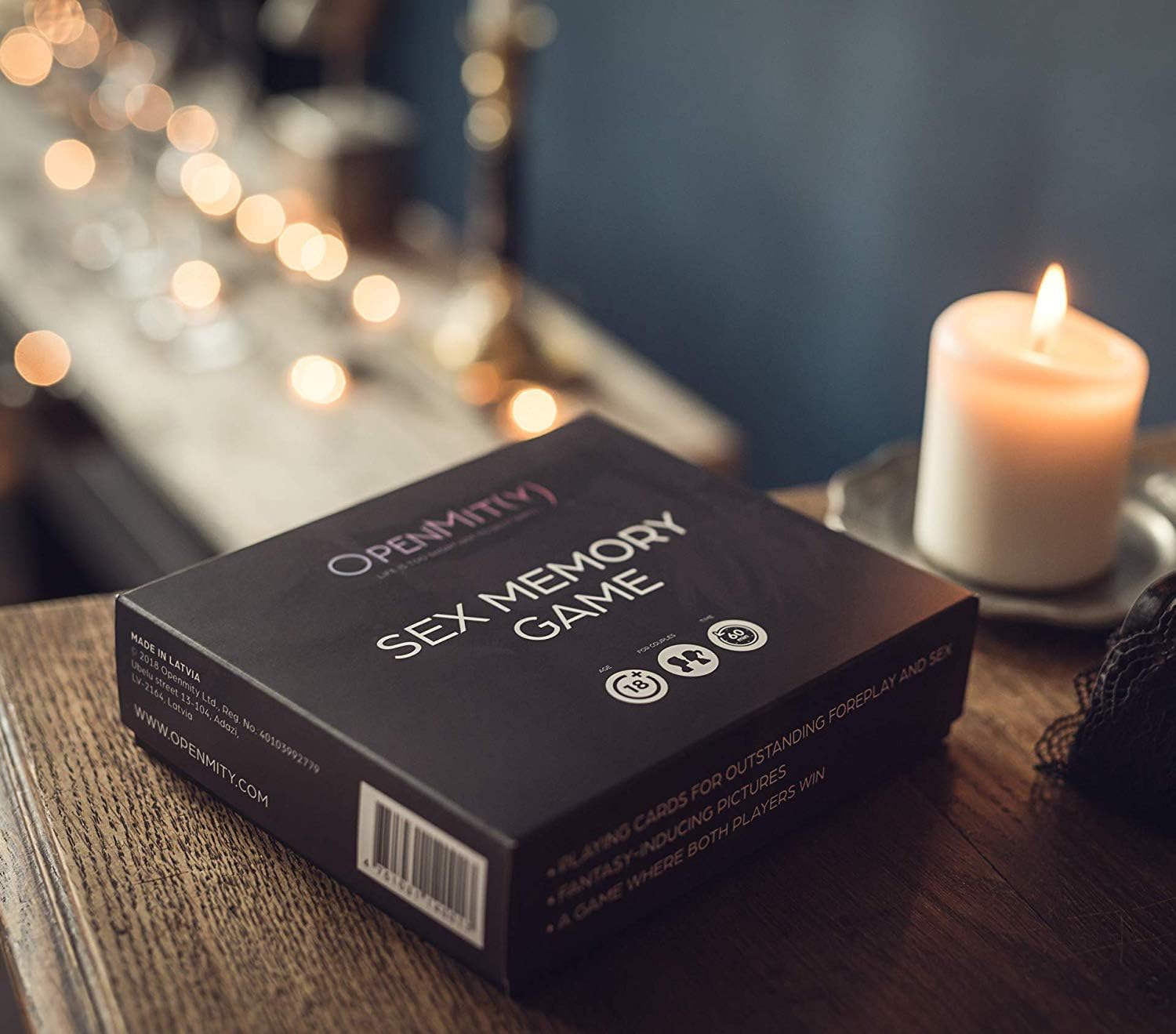 Sex game for couples - naughty sex memory board game for adults with erotic pictures. Couple game cards can also be used as sex coupons and as foreplay game.