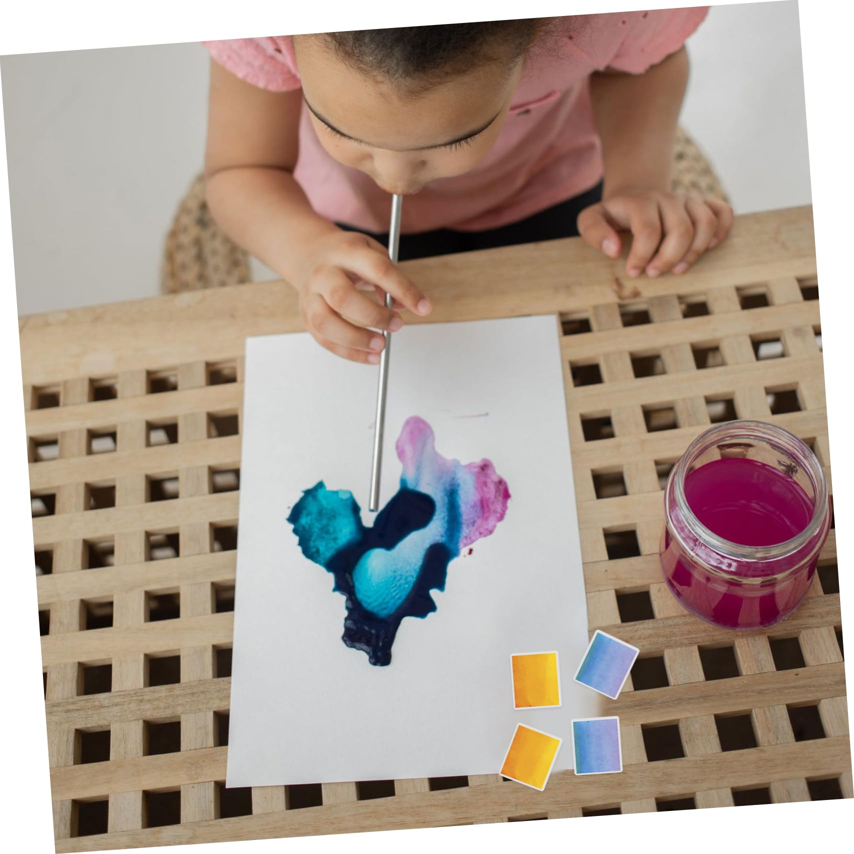 Housoutil 50pcs Pigment Compartment Paint Tray Palettes Artists Watercolor Pans Half Pan Empty Watercolor Palette Tray Empty Half Pans for Watercolor Palette Empty Half Pans Empty White