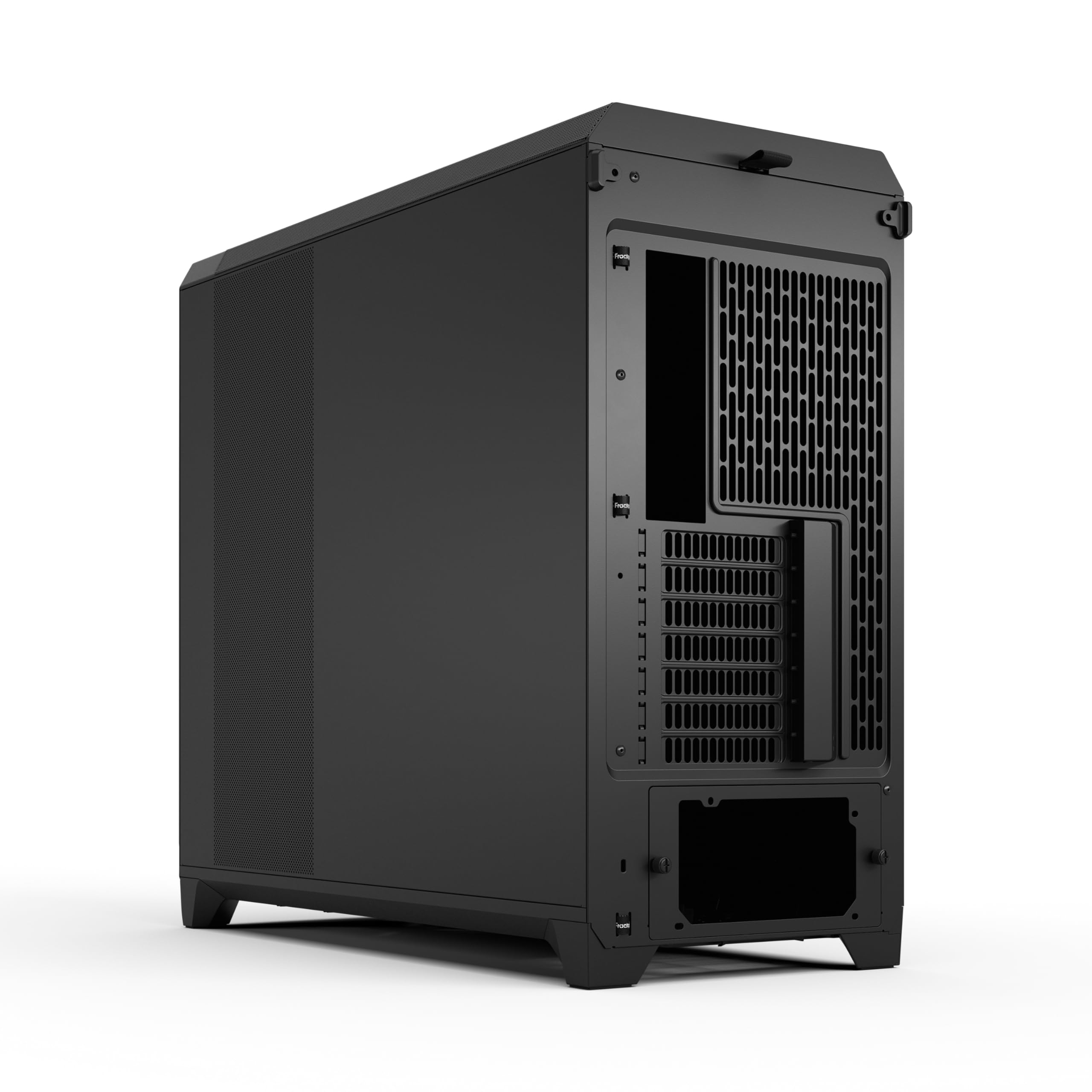 Fractal Design Meshify 3 XL Black Solid - Gaming Computer-Gehäuse – Facetten-Mesh-Front – DREI Momentumüfter enthalten – GPUs bis 512mm Länge - E-ATX/ATX/mATX Unterstützung – Bild 3