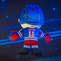 Vista 6 de Bleacher Creatures New York Rangers Mark Messier - Peluche de 8 pulgadas de la NHL Kuricha sentado – Leyenda de la NHL inspirada en Chibi suave