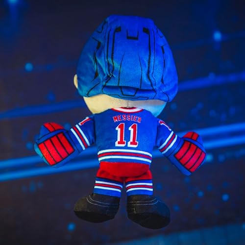 Miniatura 6 de Bleacher Creatures New York Rangers Mark Messier - Peluche de 8 pulgadas de la NHL Kuricha sentado  Leyenda de la NHL inspirada en Chibi suave