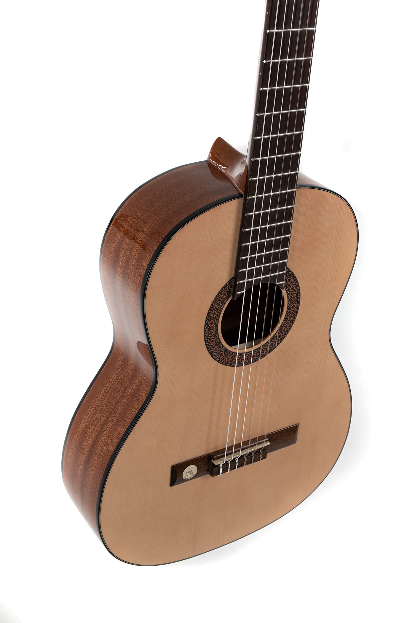 GEWA chitarra classica Pro Arte GC 210 A - misura 4/4 - tavola armonica in abete europeo massello selezionato - fondo/fasce in mogano - meccaniche dorate - Made in Europe