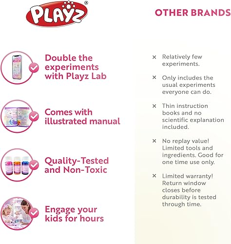 Miniatura 8 de Playz Yummy - Kit de ciencia de jabón y burbujas para cupcakes, divertido regalo STEM para niñas y niños de 8, 9, 10, 11, 12 años, artes educativas