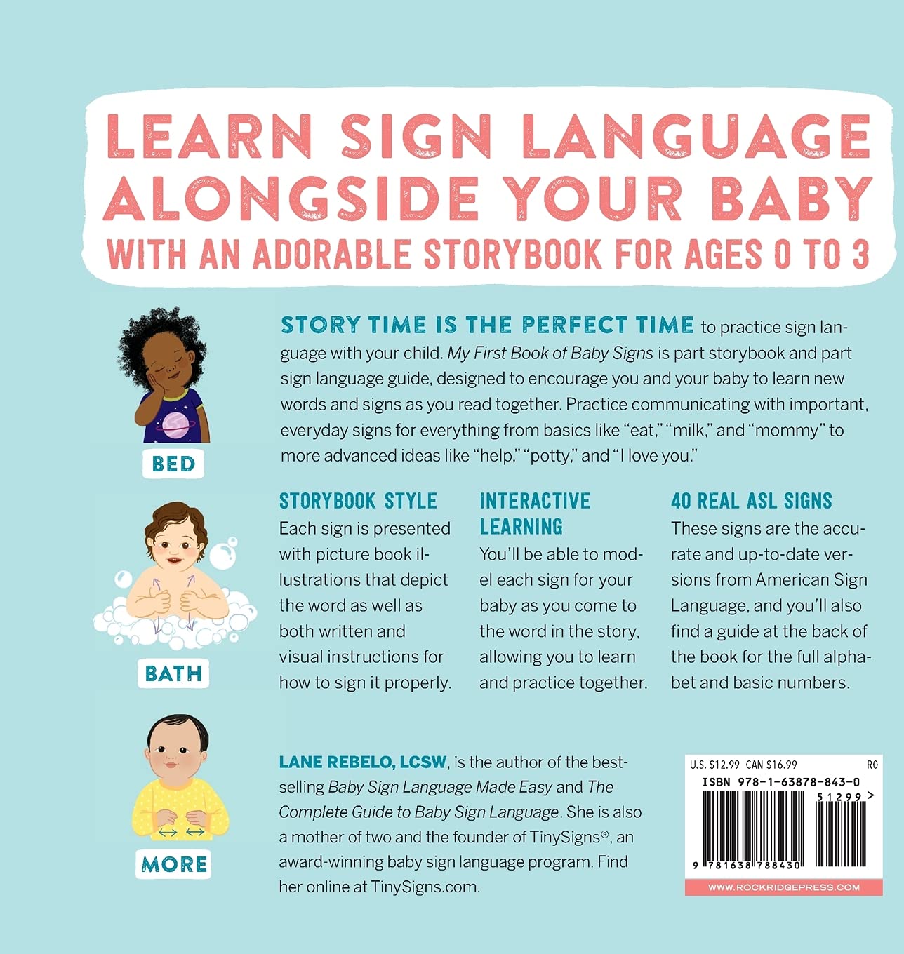 Book for baby sign language New color