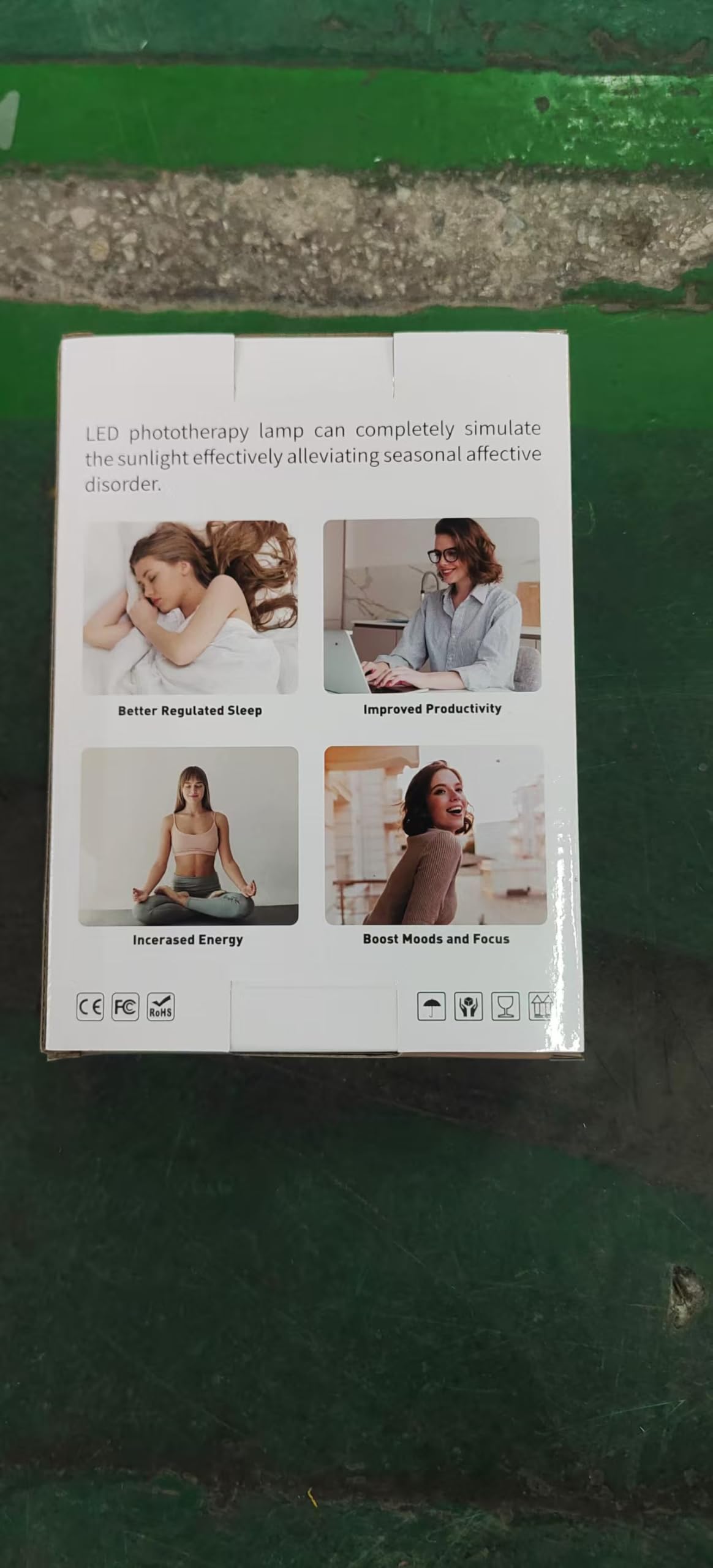 Regulable Lámpara Luminoterapia 10000 Lux, Aumentar Energía, Lámpara Luz Diurna Momento, 3 Temperaturas 5 Brillo, Lámpara Espectro Completo sin UV Adecuada Oficina Hogar