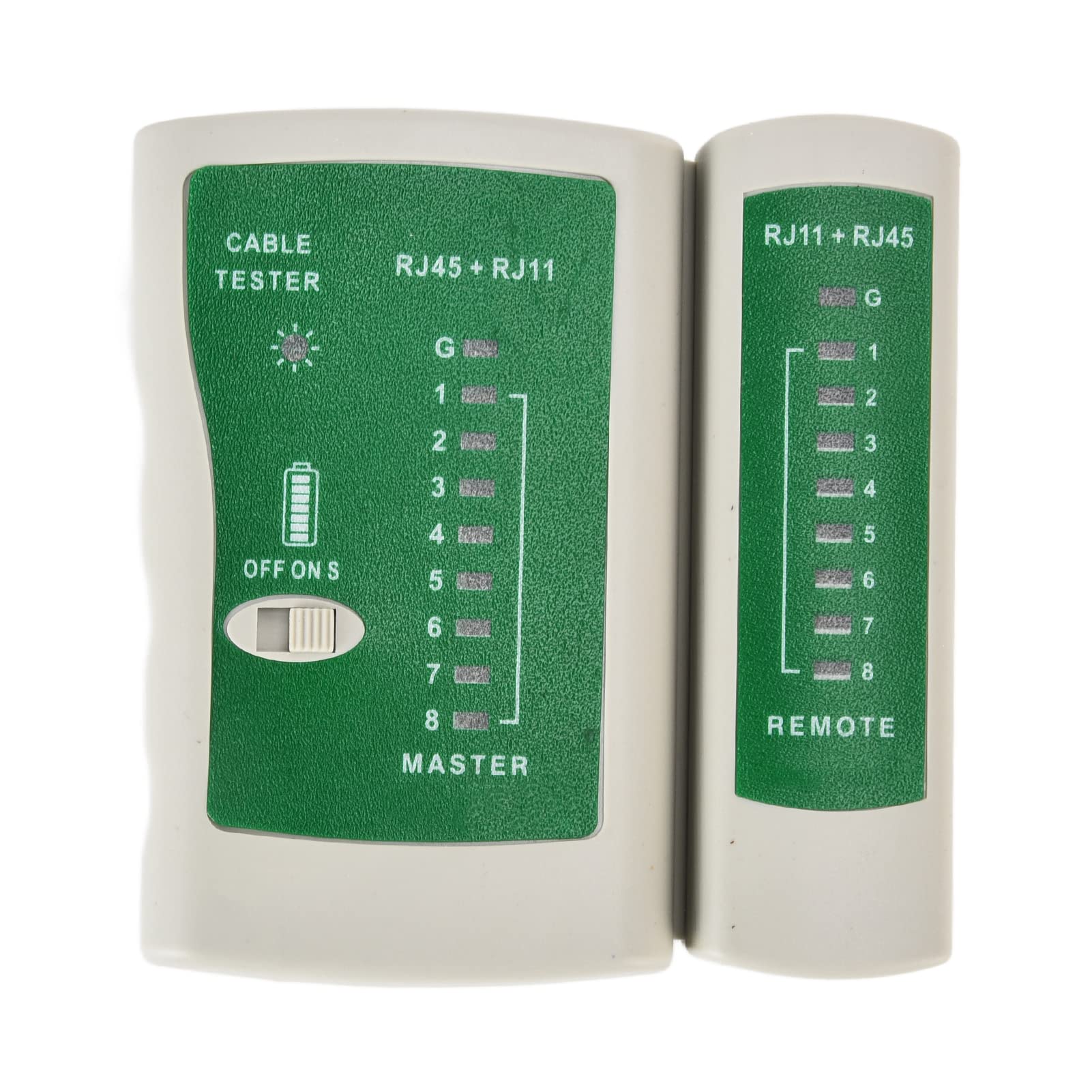Tester per cavi, ecocompatibile stabile portatile RJ45/11 Line Finder Multifunzionale ad alta precisione per cantiere per l'ispezione della di rete