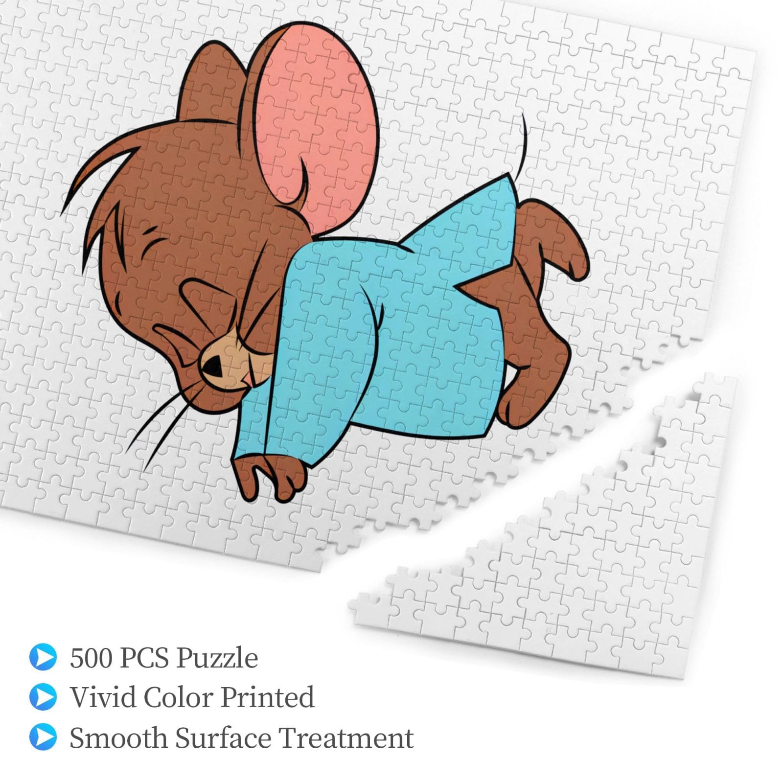 Amazon.co.jp: ジグソーパズル トムとジェリー 500ピース 木製パズル