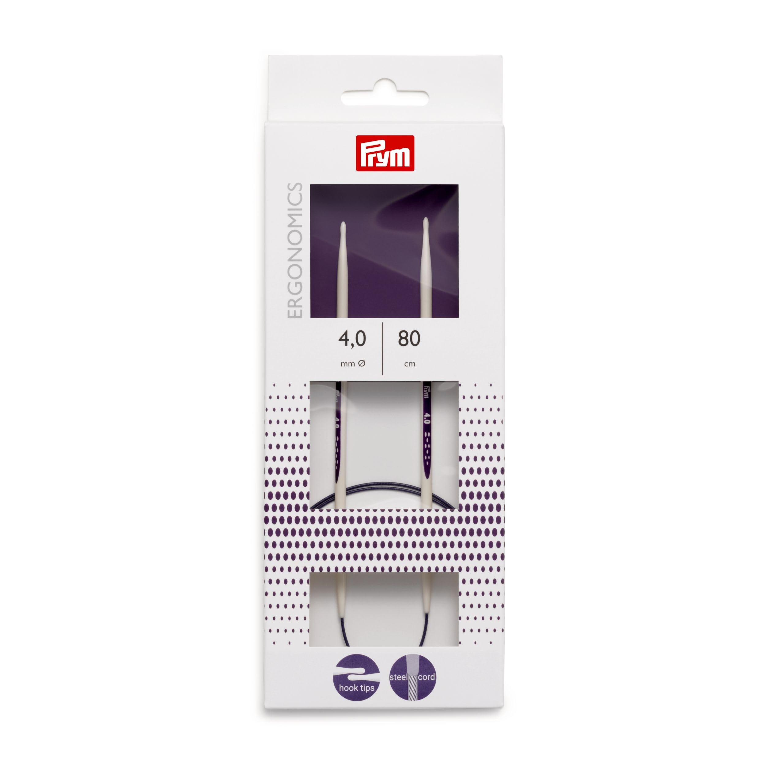 Prym - Ergonomics (80cm, 4.00mm) Circular Needle - 5 Pieces