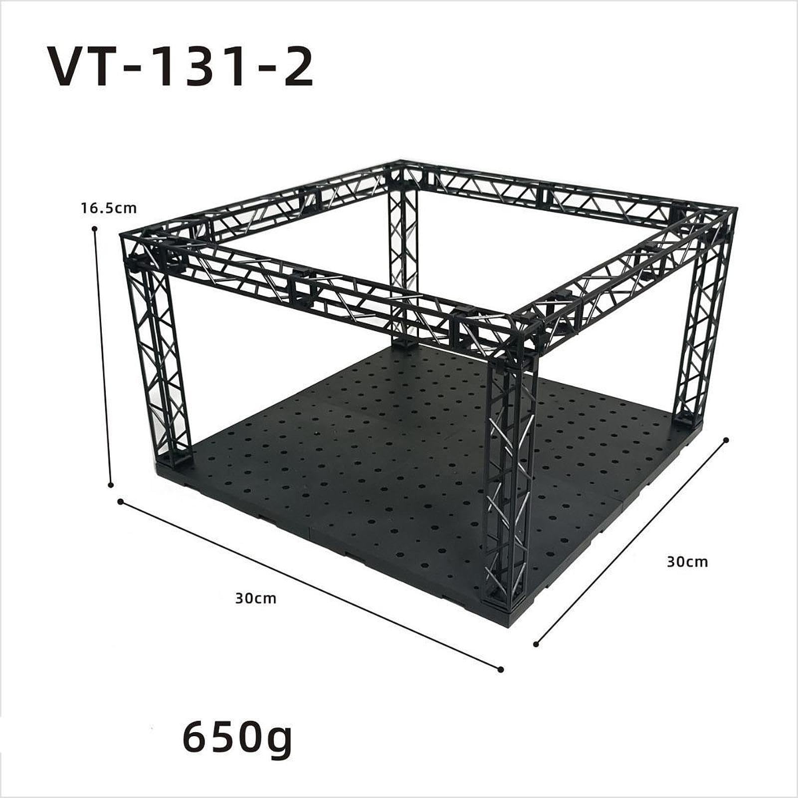 Palco Espositivo Hangar Diorama per Personaggi D'Azione Base Modulare Scena Garage Assemblabile Sfondo per Modelli a Incastro Adatto a Fotografia, Larghezza 30 Cm