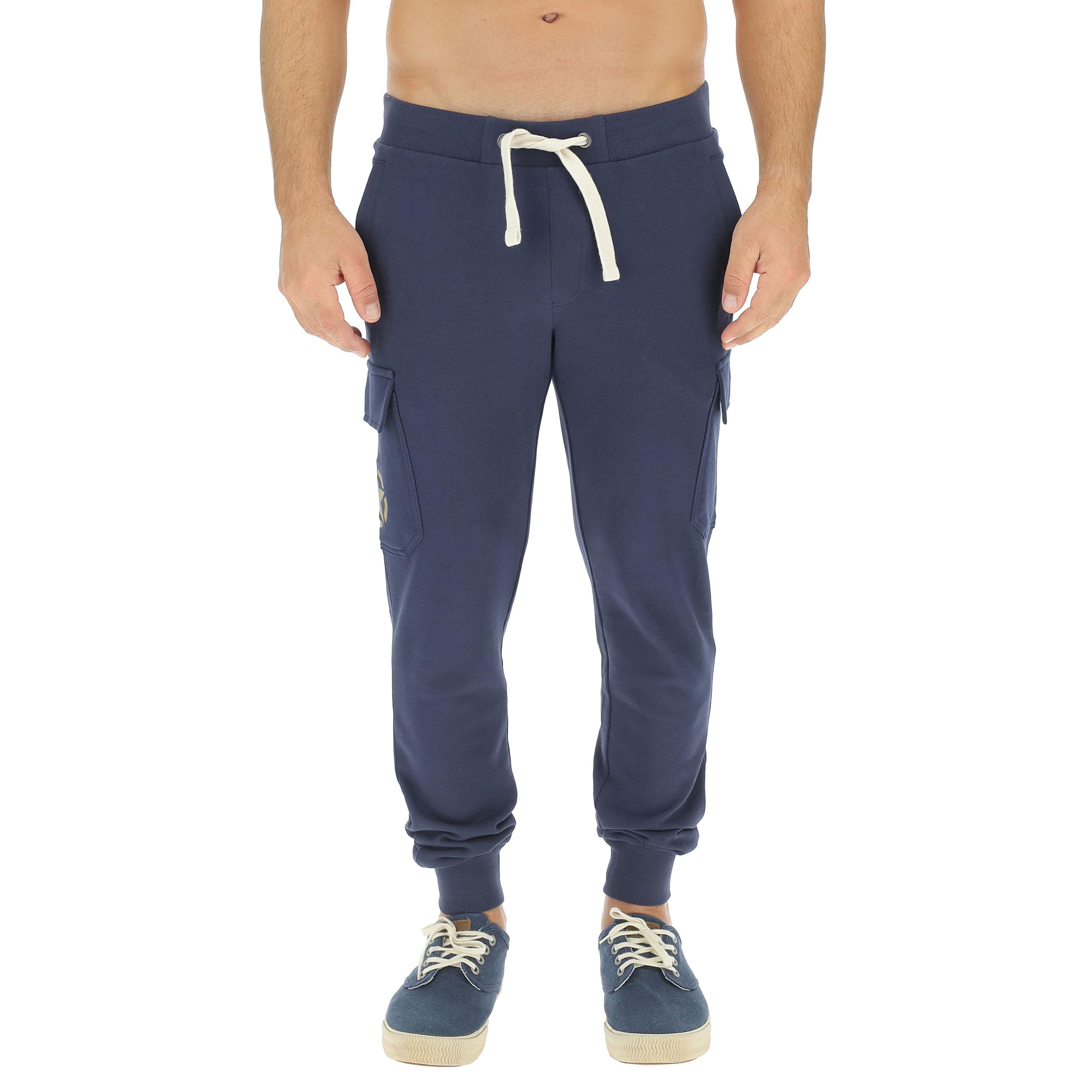 Jeep J Man Cargo Sweatpants Star Small Side Pocket Print J24s - Spodnie Mężczyźni