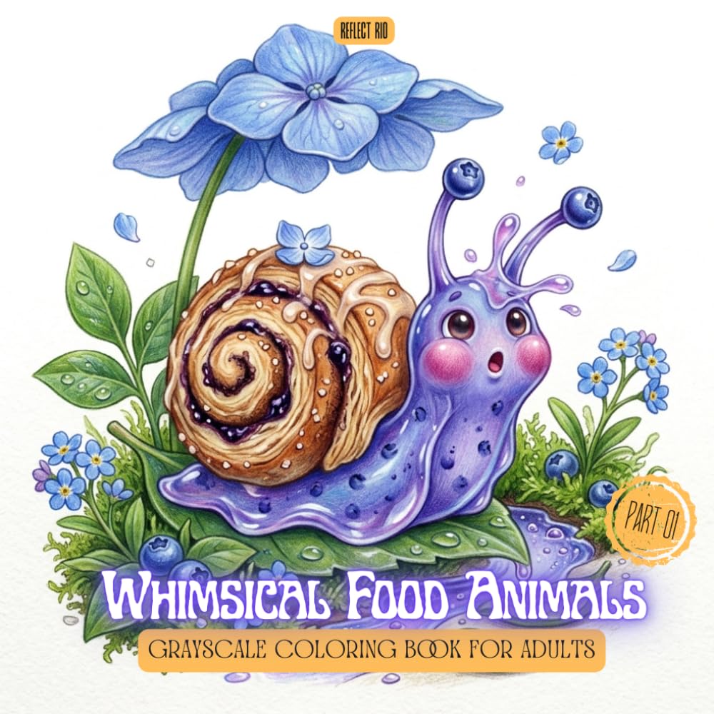 Whimsical Food Animals Coloring Book: Adorable Animals Blended with Desserts, Fruits and Sweet Treats in Cute Fantasy Food Worlds for Adults and Teens ... Creations - Where Nature Meets Imagination)