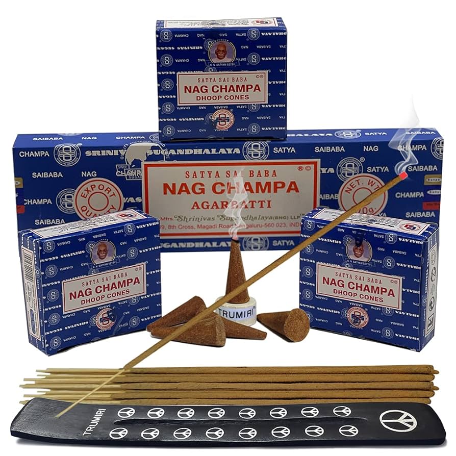 Amazon.com: Nag Champa Incense Sticks 100g and Cones Variety
