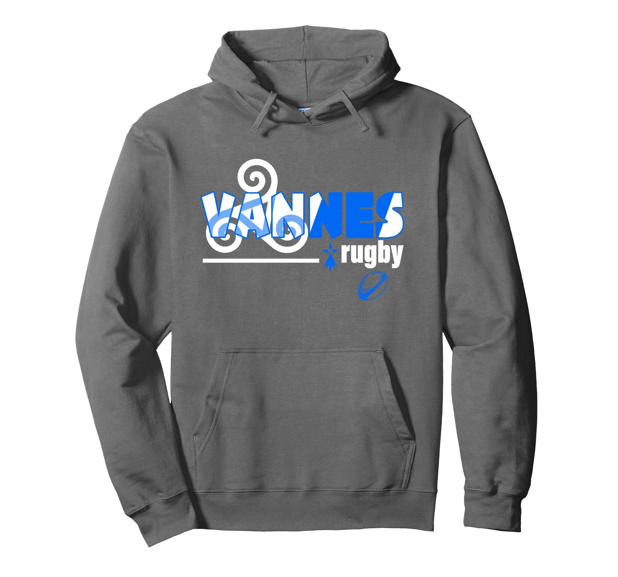 Sweat à Capuche Rugby Vannes - Touche Fierté Bretonne Breizh Supporter RC Vannes