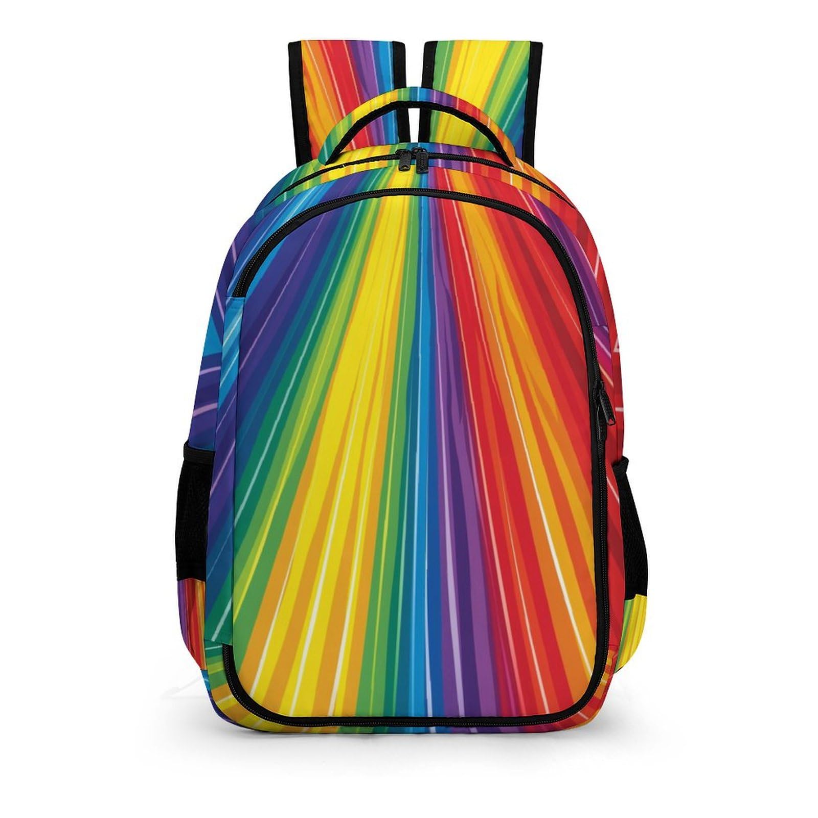 Tpisli Girls Style-9 School Backpack, Rainbow School Bag Large Capacity, Waterproof Backpack Rucksack Books Bag Casual Daypack, Elementary School Bags Bookbags With Creative