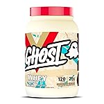 GHOST Whey Protein Powder, Coffee Ice Cream - 2LB, 25G of Protein - Whey Protein Blend - Post Workout Fitness & Nutrition Shakes, Smoothies, Baking & Cooking - Soy & Gluten-Free