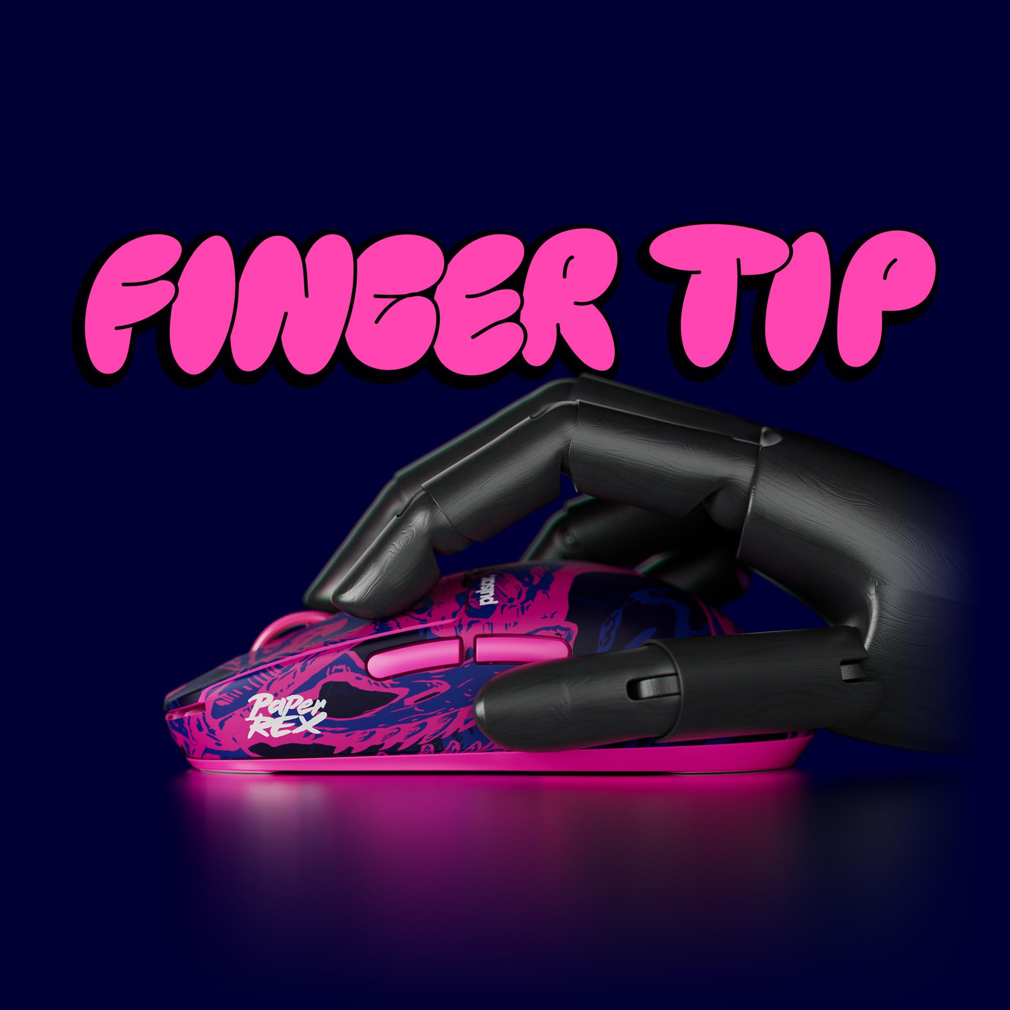 Pulsar X2 CrazyLight PRX Edition 8K Mouse Gamer Sem Fio, Roxo