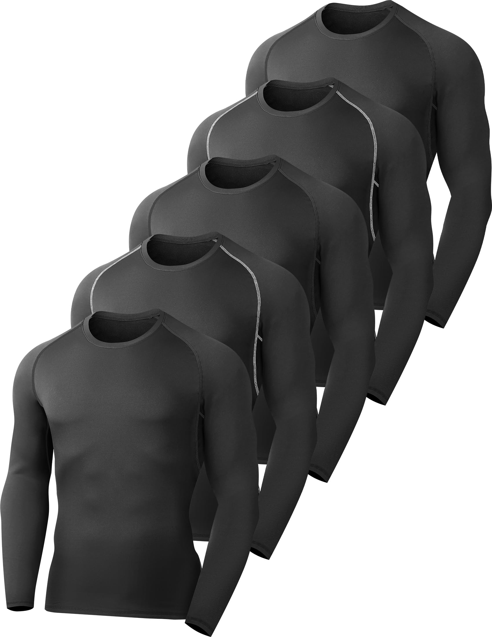 5 Pack Thermal Compression Shirts