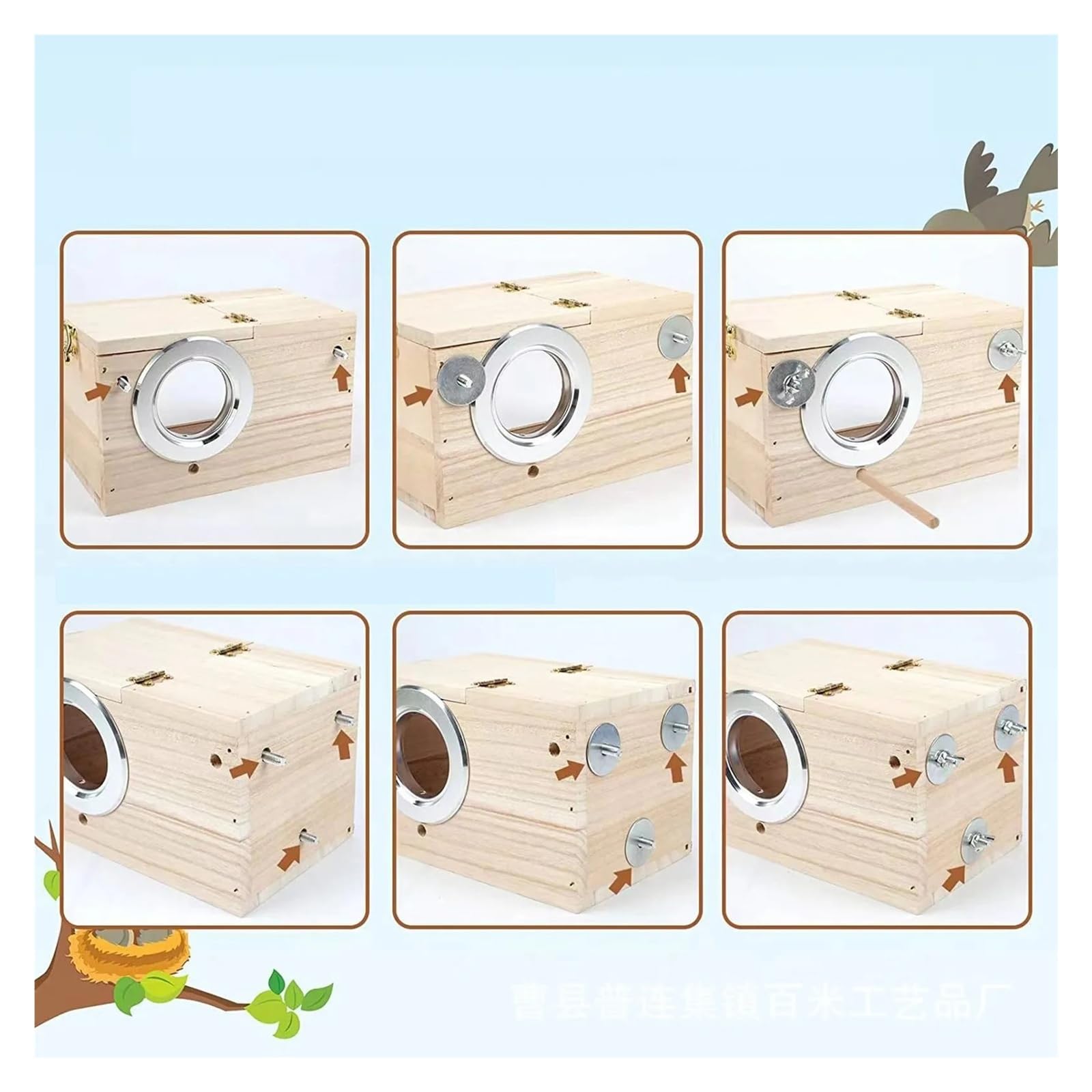 Nistkasten Transparentes Design Sittich Nymphensittich Vogelhaus Nest Sittich Nistkasten Vogelzubehör