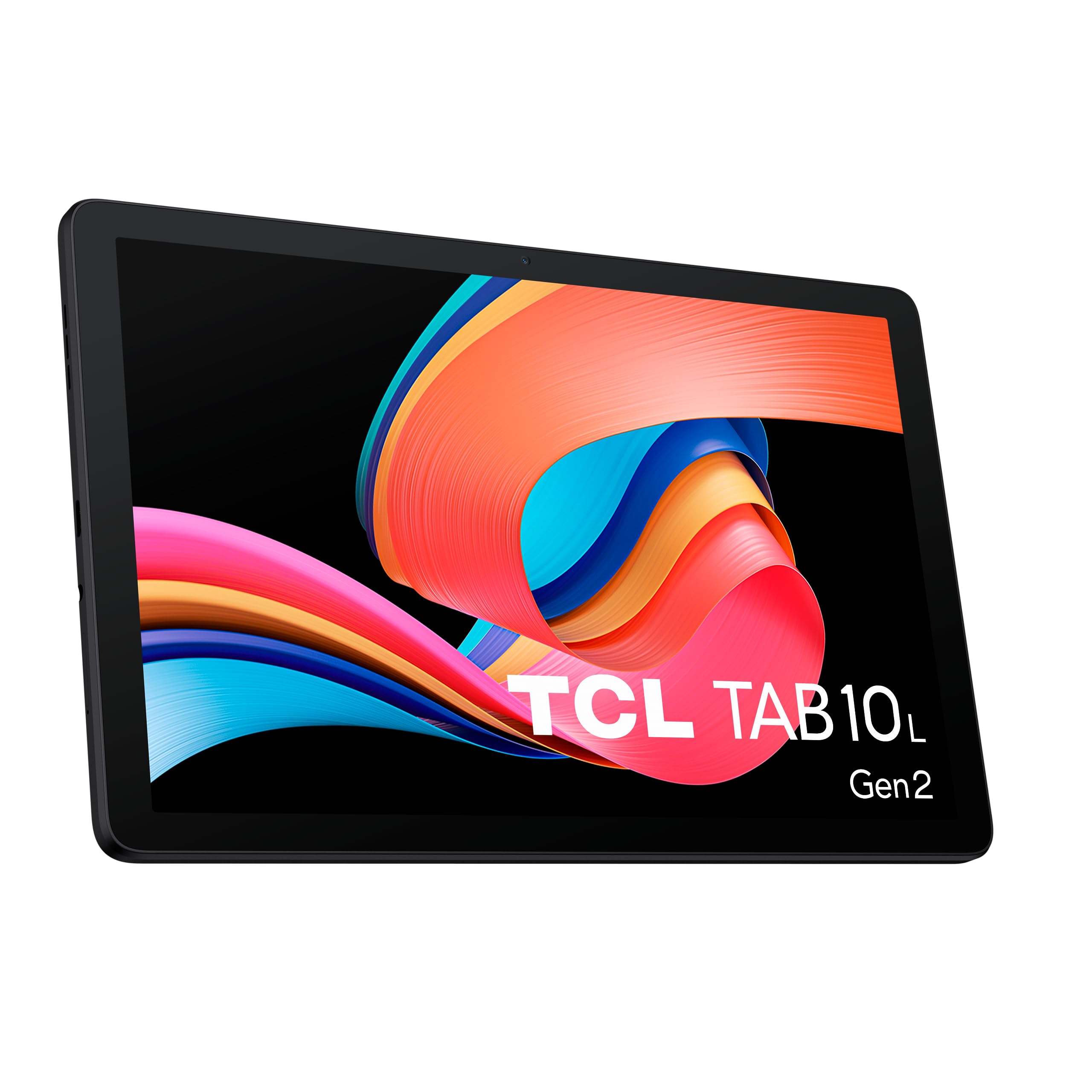 TCL 10L Generazione 2 WiFi, Tablet da 10,1" HD, Quad-Core, 3 GB di RAM, memoria da 32 GB espandibile fino a 1 TB con MicroSD, 6000 mAh di batteria, Custodia trasparente, Android 13, grigio | WiFi, Quad-Core, Espandibile fino a 1TB con MicroSD, Batteria 60