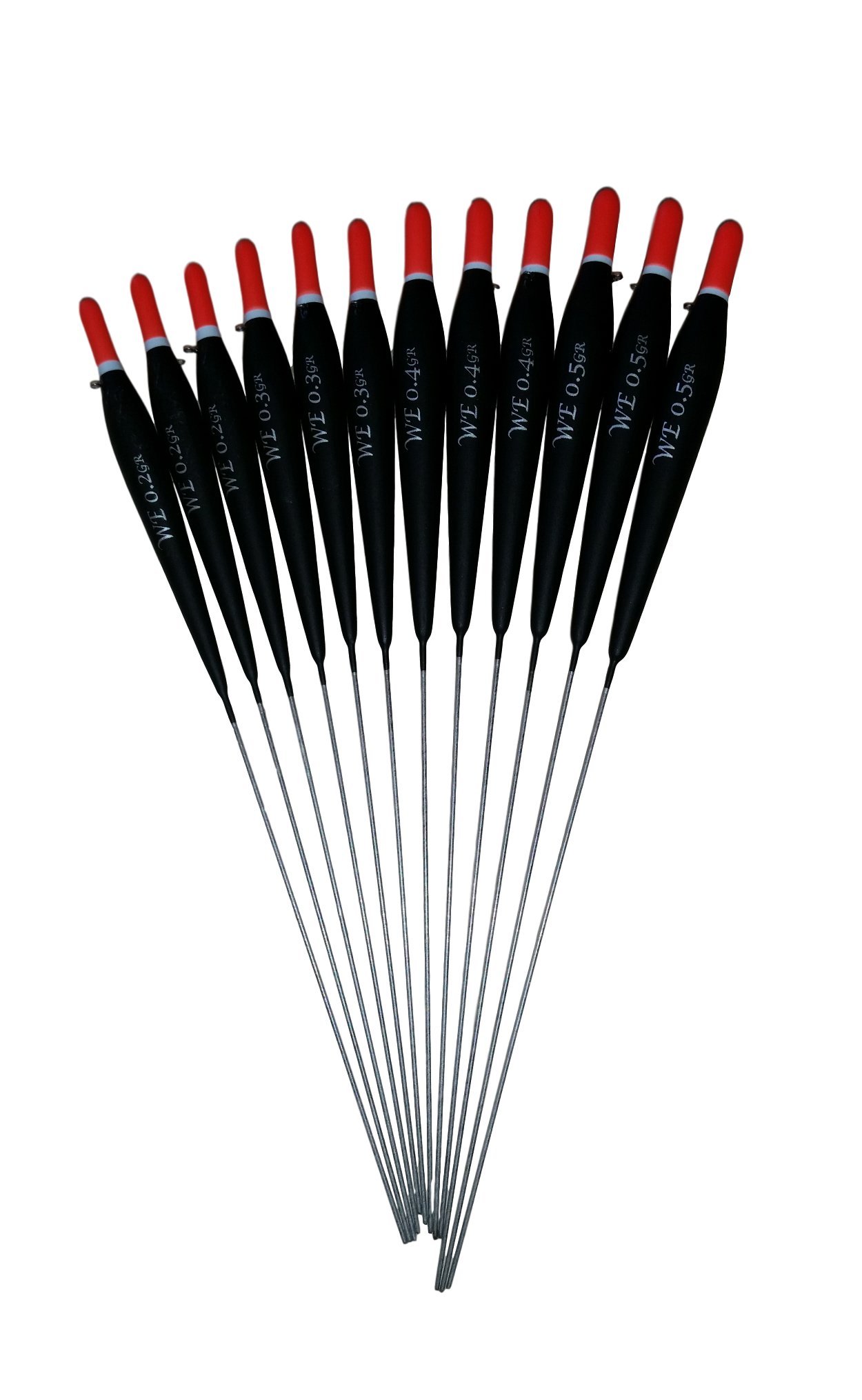 12 x Assorted Pole Floats (Pack 330R12)