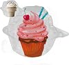 40 jumbo individual cupcake containers large Strong Quality Clear individual Cupcake Muffin Containers plastic disposable single Compartment cupcake container individual jumbo cupcake container