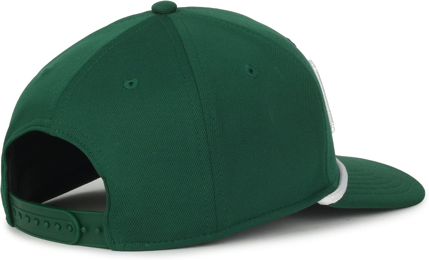 Looper Caddie Green Golf Hat – Structured Cap w/White Embroidery, Adjustable Strap, Handmade Twill, Unisex Golf Hat