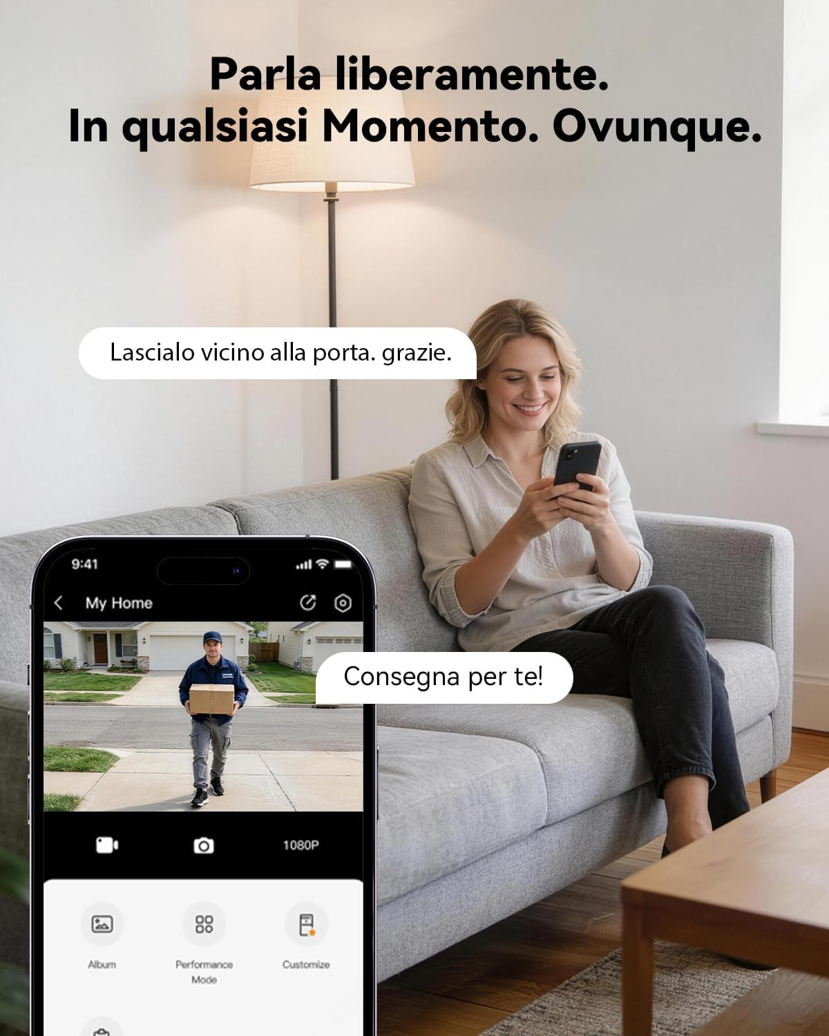 Videocitofono IP PoE con Schermo a Colori da 7" HD, 3K 5MP ili, Rilevamento Umano/Veicoli, Audio Bidirezionale, Visione Notturna, VDP7 - VO1-5M0A/VH1-7A0A