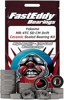 FastEddy Bearings Compatible with Yokomo MR-4TC SD cm Drift Ceramic Sealed Bearing Kit