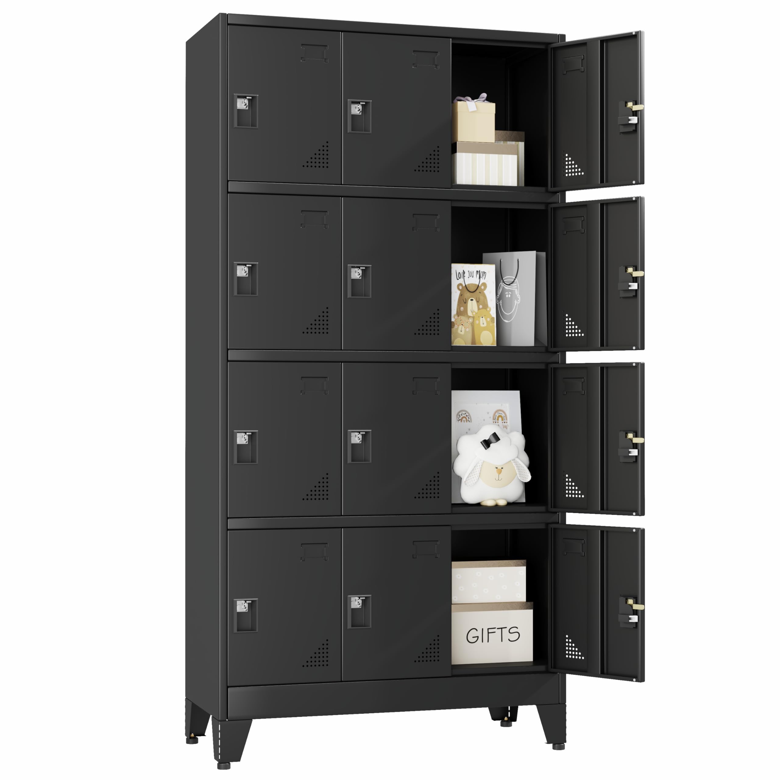 PAOFIN Metal Storage Lockers for Employees with Lock
