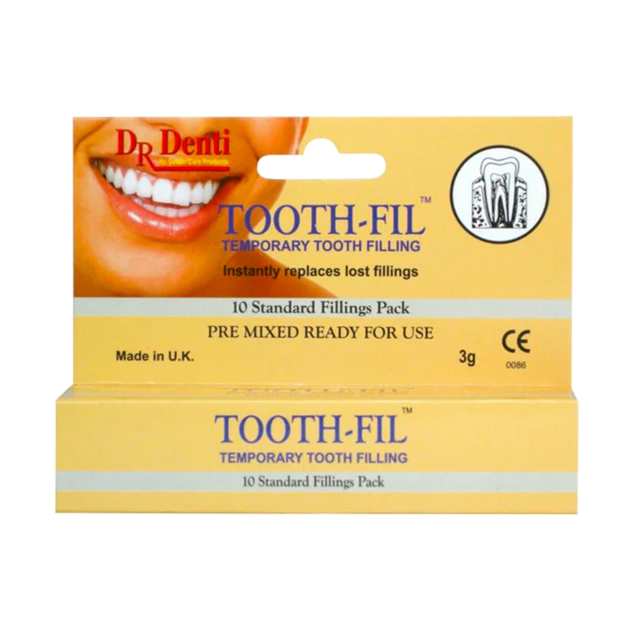 Dr Denti Temorary Tooth Filling by Dr Denti