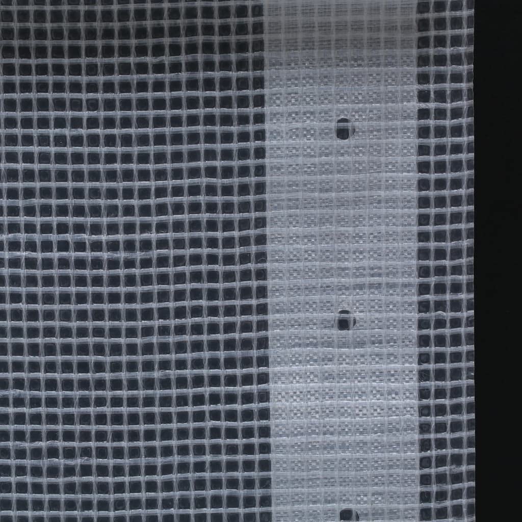 Leno Lona blanca de 3 x 6 m 260 g m² de LDPE con tejido de malla HDPE, impermeable, resistente a los rayos UV, resistente a los desgarros, para jardín, obras, garaje, camping