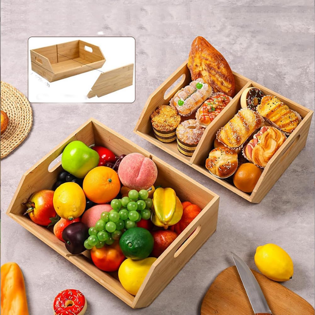 Gewürzbox und Aufbewahrungsregal aus Bambusholz, elegante Küche, 35 x 10 x 30 cm, perfekt für Gewürze, Gewürze und Küchenutensilien