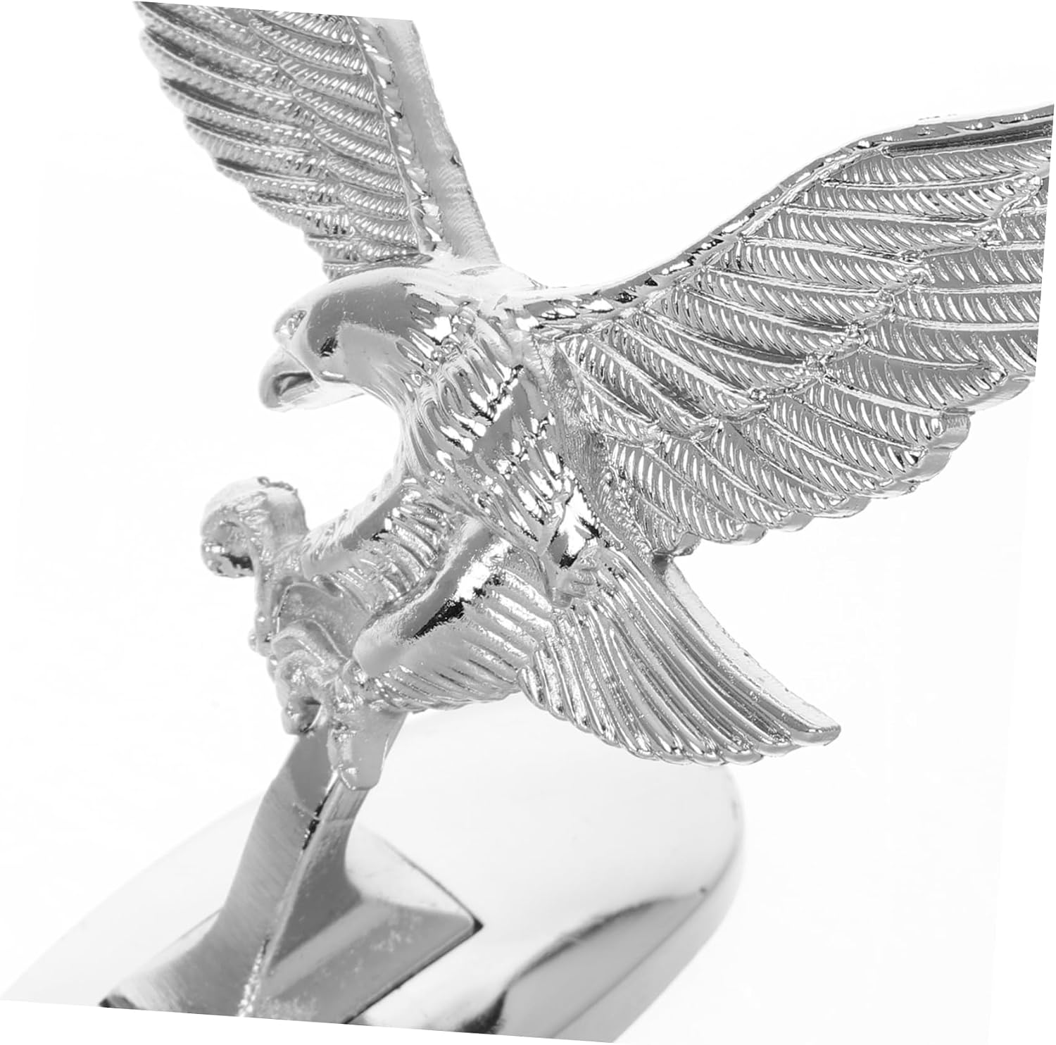Metal Eagle Hood Ornament Car Hood Decoration Durable Automotive Styling Easy Installation Unique Eagle Design for Enhanced Aesthetics