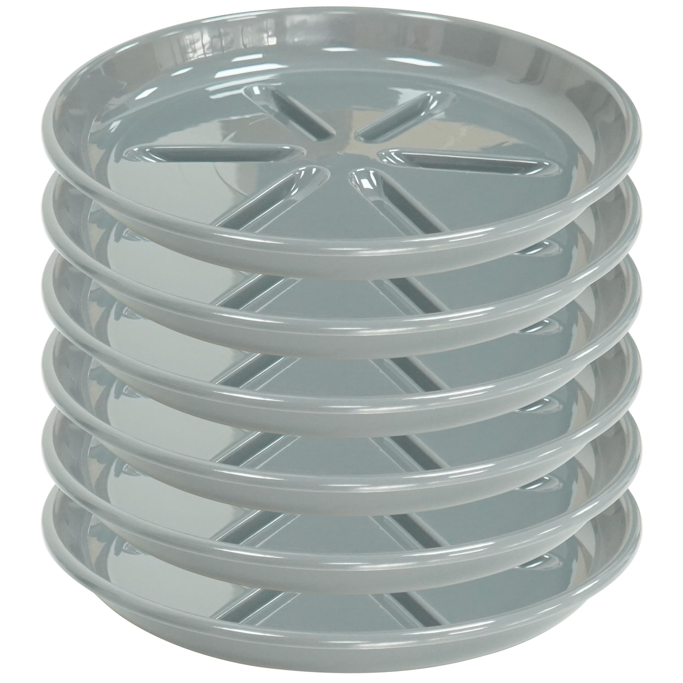 Plant Saucers - 6 Pack Heavy Duty Drainage Trays -15