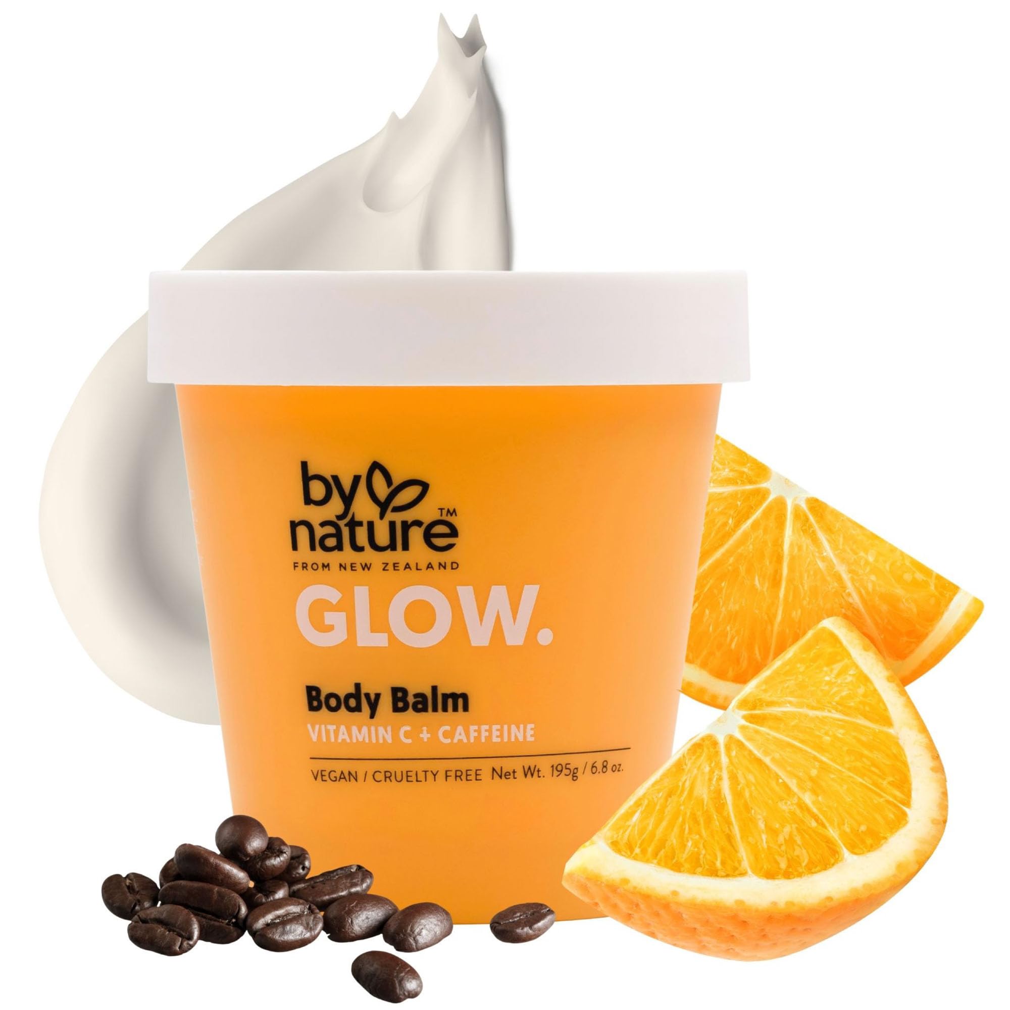 Amazon.com : By Nature Glow Vitamin C + Caffeine Body Balm for Amazon.com : By Nature Glow Vitamin C + Caffeine Body Balm for
