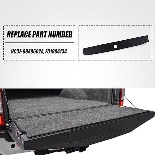 Miniatura 3 de RANSOTO Tapa de moldura superior para portón trasero compatible con Ford F250 F-250 F350 F-350 F-350 Super Duty Flexible Step Parte central trasera