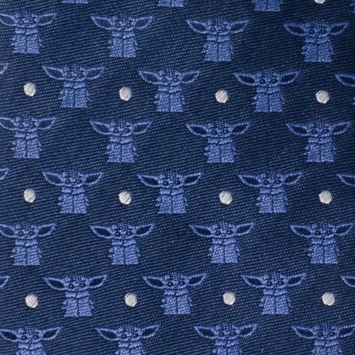 Cufflinks Inc. Men’s Tie – Grogu Navy Blue Design (Officially Licensed Star Wars)