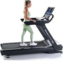 Echelon Stride 9S Pro Commercial Treadmill | 22 HD Touchscreen, 15 Incline Levels, 15.5 MPH Max Speed, Impact-Absorbing Deck, Heart Rate Sensors, Water Bottle Holders, Gym Equipment