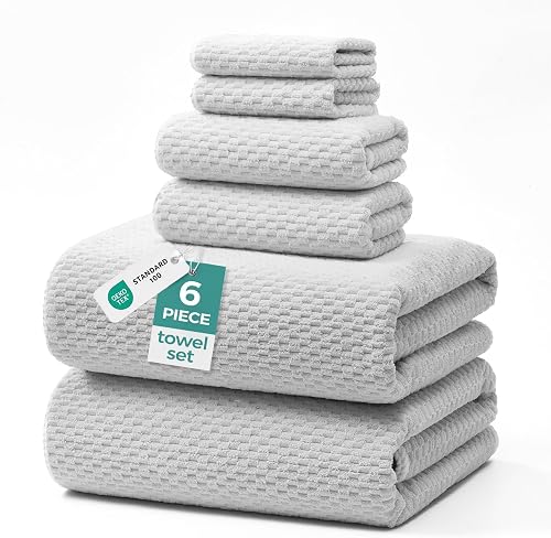ecolook ecolook Microfiber Bath Towels Set of 4 31x63 Inch Extra Large