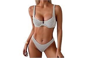 SweatyRocks Women's Striped Bikini Set: The Perfect Beach Companion