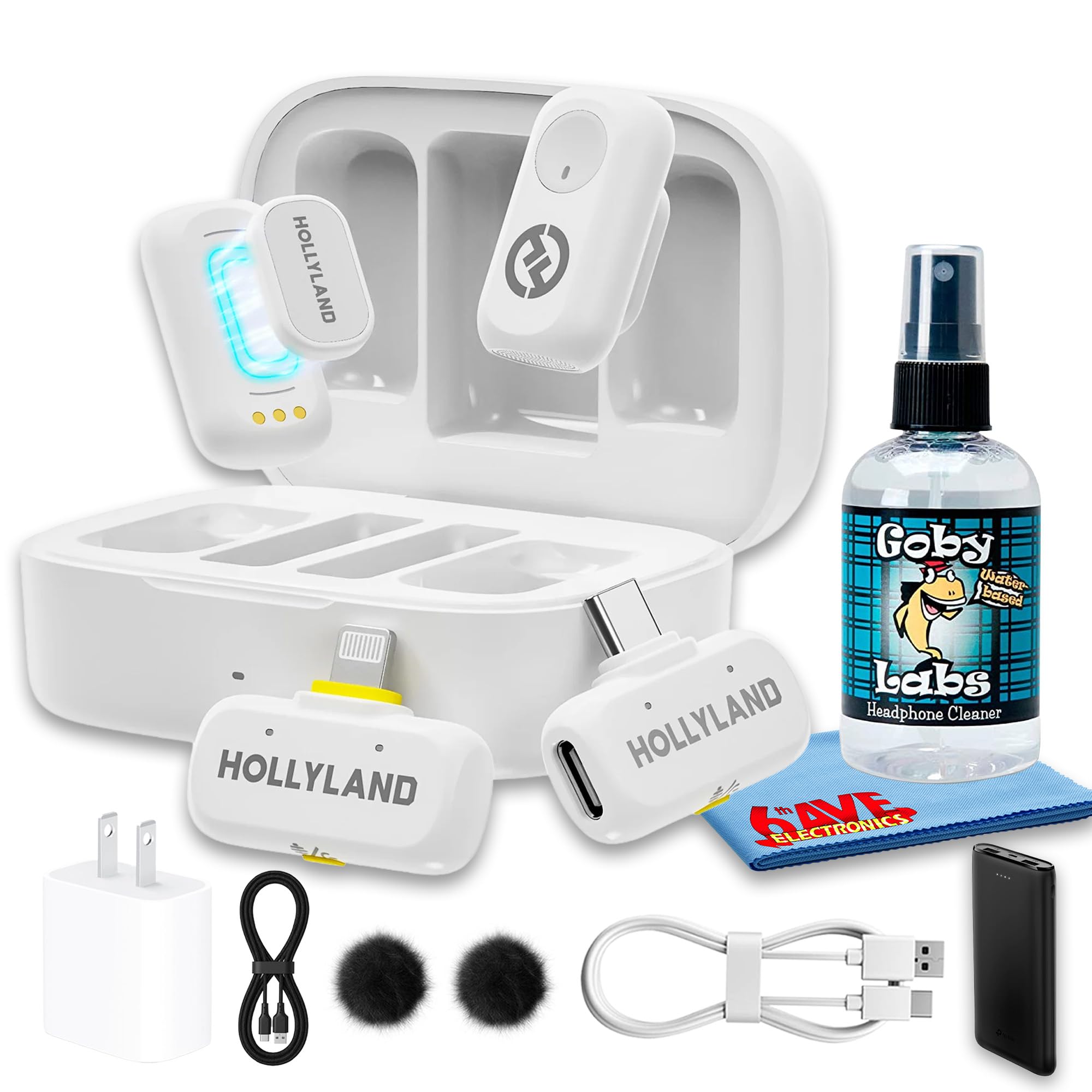 HOLLYLAND LARK A1 Combo ピンマイク Amazon.com: Hollyland Lark A1 Combo Wireless Microphone System for