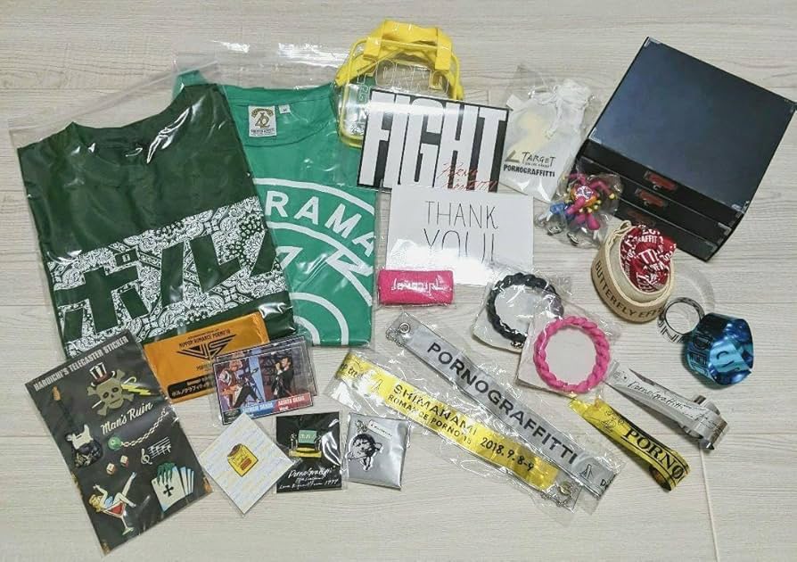 ポルノグラフティ　ライブグッズ　まとめ売り Amazon.co.jp: ポルノグラフィティ ライブグッズセット まとめ売り