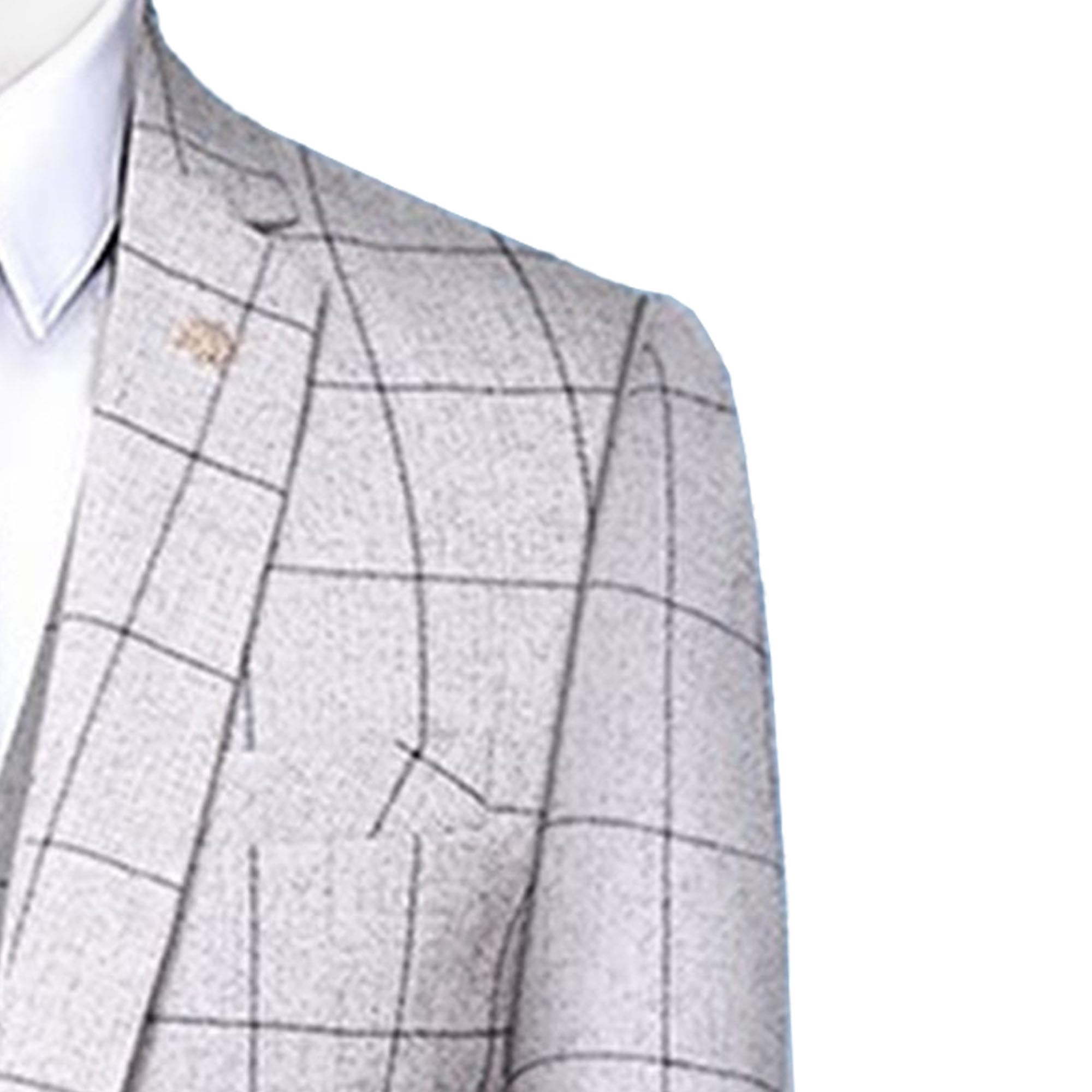 Abiti 3 Pezzi Slim Fit A Righe per Uomini Blazer Lavoro con Risvolto dentellato Giacche Da Sposa Di Moda