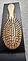 GAINWELL Bamboo Hair Brush for Hair Growth, Natural Bamboo Bristles Detangling Wooden Paddle Hairbrush for Massaging Scalp, for Women Men and Kids, for All Hair Types, with Ergonomic Handle