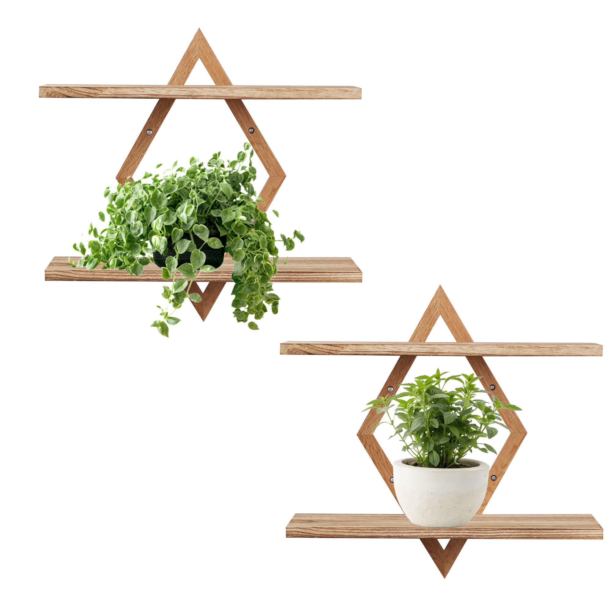 Étagère murale décorative fleurie pour sublimer le salon et la chambre