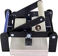 Vista 7 de woodlinopress Prensa de impresión de bloques de lino a mano, prensa de linóleo, negro-a5