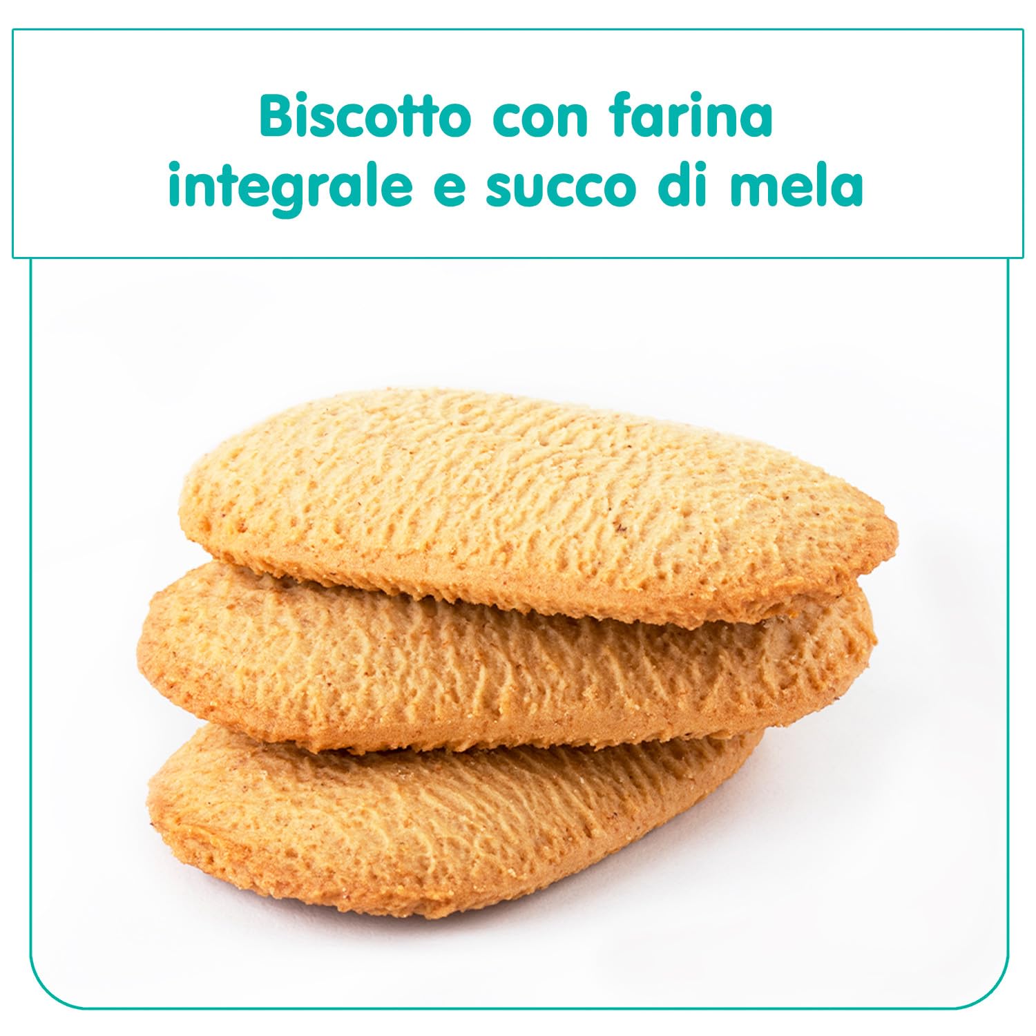 FLEUR ALPINE Biscotti Baby con Succo di Mela, 3x120g I Snack Alimento Completo per Bambini dai 6 Mesi in Su I Snack Fette Biscottate Integrali senza Zuccheri Aggiunti I 18x2 Biscotti