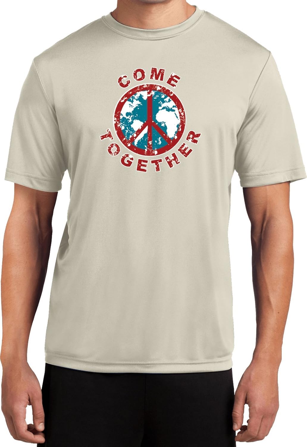 Buy Cool Shirts Peace T-Shirt Come Together Moisture Wicking Tee